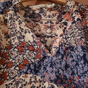 Liberty Love floral blouse size L